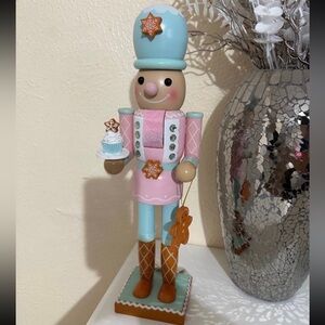 Gingerbread Pastel Pink Pastry Baker Nutcracker Cupcake Cookies Christmas